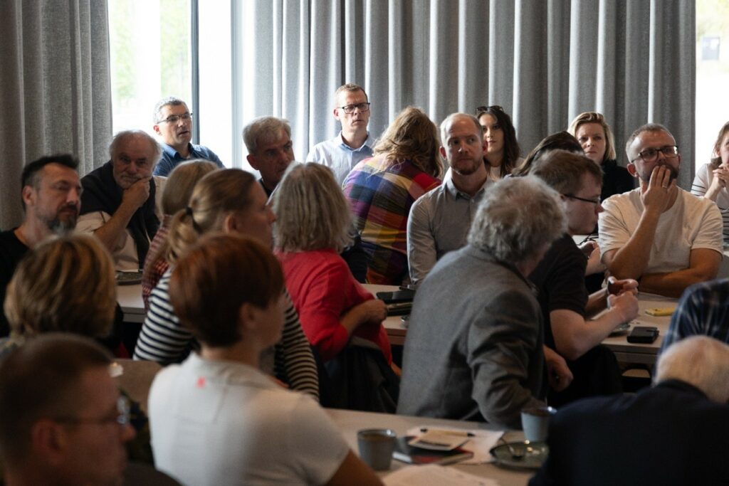 Photo: Presentation at Stevns Experience Center